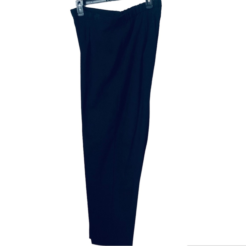 Women’s Black Dress Pants Straight Leg with Silky Soft Lining Size 16